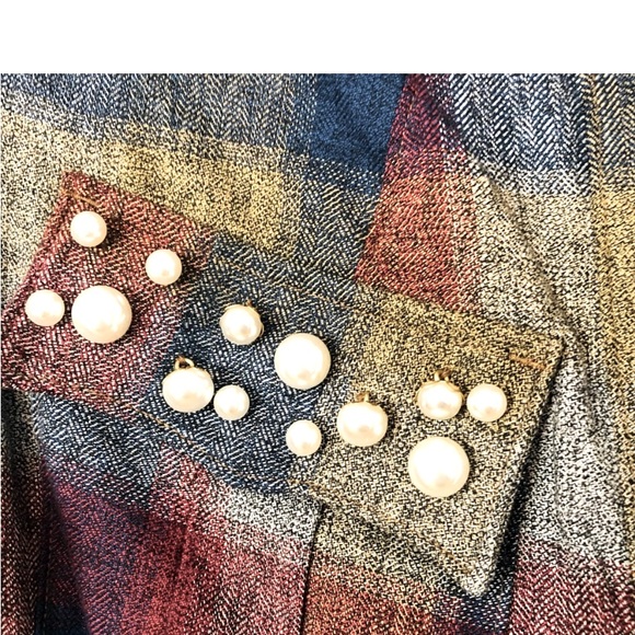 CAbi 3555 Plaid Collage Jacket Fall 2018 - Picture 10 of 10